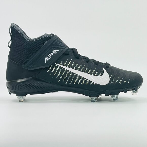 Nike Alpha Menace Pro 2 MID D 'Black White' CK4277-001 Football size 11 - Picture 1 of 7